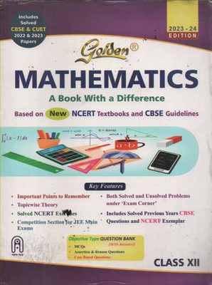 Golden Mathematics For Class-12 By R. K. Gupta & S. Gupta(Paperback, R. K. GUPTA, S. GUPTA)