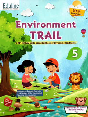 EDULINA, ENVIRONMENT TRAIL(A 21st CENTURY SKILLS-BASED TEXTBOOK OF ENVIRONMENTAL STUDIES) CLASS - 5(Paperback, SEEMA SUBRAMANAYAM)