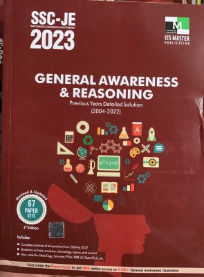 IES Master Publication General Awareness And Reasoning SSC JE 2023(Paperback, IES Master)