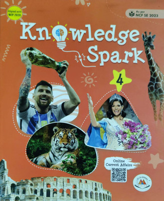 Knowledge Spark Class 4(Pepper back, Dr. Shivajyoti Mukherjee)