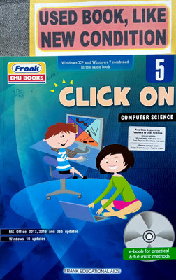 Click On Computer Science Class-5(Old Book)(Paperback, A. WADHAWAN)