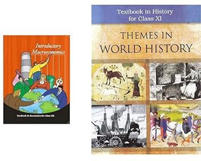 ORIGINAL NCERT Introductory Macroeconomics - Textbook In Economics For Class - 12 - 12105 & Themes In World History For Class - 11 - 11090 (Set Of 2 Books) Latest Edition 2025-2026 (Pack Of 2 Book's)(Paperback, NCERT)
