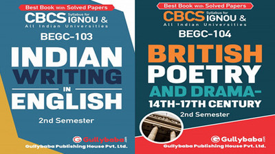 BEGC-103 Indian Writing In English BEGC-104 British Poetry And Drama 14th-17th Century(Paperback, GPH Expert)