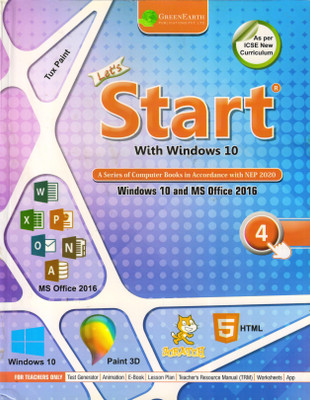 Let's Start With Windows 10 For ICSE Class - 4(Paperback, Geetanjali Sehgal)