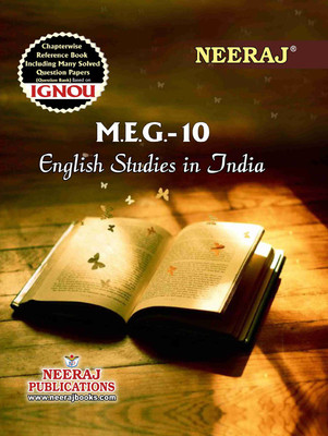 MEG-10 ENGLISH STUDIES IN INDIA, English Medium, Previous Year Question Paper, Important Exam Notes(Paperback, Neeraj Publication)