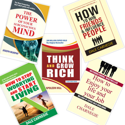 Combo Of 3 Book Set-Think And Grow Rich+How To Win Friends And Influence People+HOW TO ENJOY YOUR LIFE AND YOUR JOB+HOW TO STOP WORRYING AND START LIVING+Power Of Your Subconscious Mind -Paperback-2023(Paperback BUNDLE, Dale carnegie, Nepolian Hill, Joseph Murphy) Combo Of 3 Book Set-Think And Grow Rich+How To Win Friends And Influence People+HOW TO ENJOY YOUR LIFE AND YOUR JOB+HOW TO STOP WORRYING AND START LIVING+Power Of Your Subconscious Mind -Paperback-2023(Paperback BUNDLE, Dale carnegie, Nepolian Hill, Joseph Murphy)