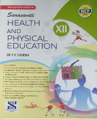 Saraswati Health And Physical Education By V K Sharma For Class -12(Paperback, Dr. V.K. Sharma)