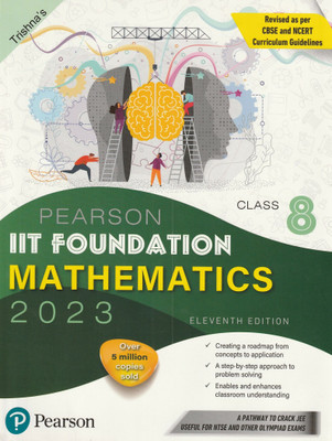Cbse Pearson Iit Foundation Mathematics Class 8 2023 Pearson India Education Services Pvt. Ltd(Paperback, TRISHNA' S)