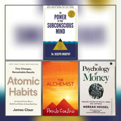 Roopabooks--The Power Of Your Subconscious Mind | Atomic Habits | The Psychology Of Money | The Alchemist | ( English, Pack 4 )(Paperback, Joseph Murphy)