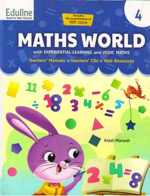 Eduline Maths World Class - 4(Paperback, ANJALI MARWAH)