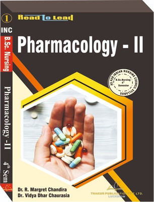Pharmacology- II
Book For B.Sc. Nursing 4th Semester According To INC Syllabus(Paperback, Dr. Margret Chandira, Dr. Vidya Dhar Chaurasia) Pharmacology- II
Book For B.Sc. Nursing 4th Semester According To INC Syllabus(Paperback, Dr. Margret Chandira, Dr. Vidya Dhar Chaurasia)