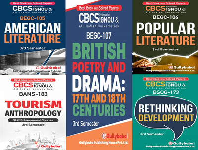 BEGC-105 American Literature BEGC-106 Popular Literature BEGC-107 British Poetry And Drama: 17th And 18th Centuries BANS-183 Tourism Anthropology BSOG-173 Rethinking Development(Paperback, GPH Expert) BEGC-105 American Literature BEGC-106 Popular Literature BEGC-107 British Poetry And Drama: 17th And 18th Centuries BANS-183 Tourism Anthropology BSOG-173 Rethinking Development(Paperback, GPH Expert)