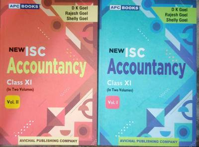 New Isc Accountancy - Class 11 (For 2023-24 Exams) ( Vol 1+2 )