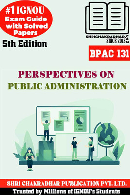 IGNOU BPAC 131 Solved Guess Papers Pdf From IGNOU Study Material/Books (Perspectives On Public Administration) For Exam Preparation (Latest Syllabus) IGNOU (BAG) Public Administration(Paperback, BHAVYA KUMAR SAHNI)