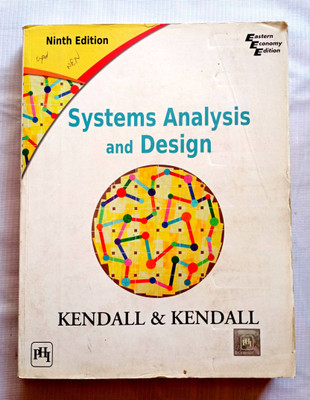 Systems Analysis And Design (Old Used Book)(Paperback, Kendali & kendall)