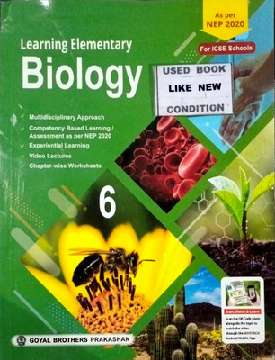 Learning Elementary Biology-6.for Icse Schools (Old Book)(Paperback, S.K. Aggarwal)