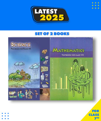 NCERT Class 7th Science & Maths,english,2 Books(Paperback, NCERT)