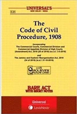 The Code Of Civil Procedure (CPC), 1908 - Latest Edition 2023(Paperback, Lexis Nexis)