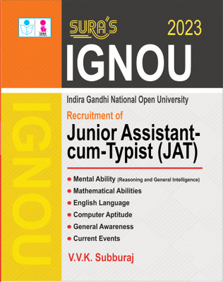 SURA`S IGNOU Junior Assistant-Cum-Typist (JAT) Exam Book In English Medium - Latest Updated Edition 2023(Paperback, V.V.K Subburaj)