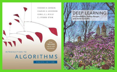 Best 2 Book Combo ( Introduction To Algorithms & Deep Learning (Adaptive Computation And Machine Learning Series(Hardcover, Ian Goodfellow, Thomas H. Cormen)