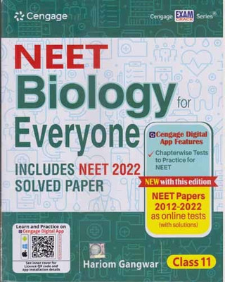 Cengage Neet Biology Everyone For Class - 11, Includes Neet 2022 Solved Paper(Paperback, HARIOM GANGWAR)