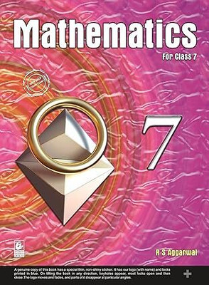 Mathematics For Class 7 - CBSE - R.S. Aggarwal - Examination - 2025-26(Paperback, R S AGGARWAL)