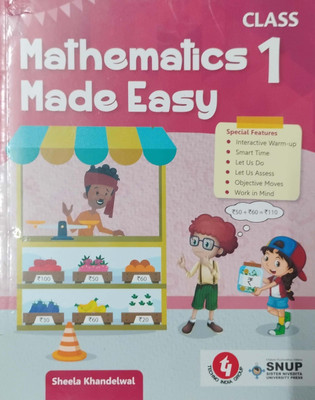 Mathematics Made Easy Class 1(Pepper back, Sheela khandelwal)