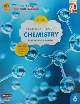 Icse Living Science Chemistry Class 6(Pepper back, Satinder malhotra)