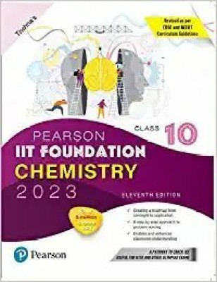 Pearson IIT Foundation Chemistry Class 10, Revised As Per CBSE And NCERT Curriculum Guidelines With Includes Active App(Paperback, Trishna)