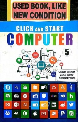 CLICK AND START COMPUTER Class-5 (Old Book)(Paperback, Davinder Singh Minhas)