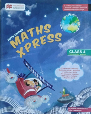 Fifth Edition Maths Xpress Class 4(Peper back, Dr Revathy Parameswaran)