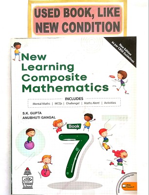 NEW LEARNING COMPOSITE MATHEMATICS Class-7 (Old Book)(Paperback, S. K. Gupta)