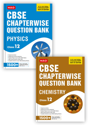 MTG CBSE Class 12 Chapterwise Question Bank Physics & Chemistry For 2025 Board Exam (Set Of 2 Books) | As Per Latest CBSE Syllabus & Rationalised NCERT Pattern(Paperback, MTG Editorial Board) MTG CBSE Class 12 Chapterwise Question Bank Physics & Chemistry For 2025 Board Exam (Set Of 2 Books) | As Per Latest CBSE Syllabus & Rationalised NCERT Pattern(Paperback, MTG Editorial Board)