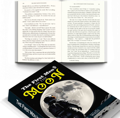 The First Men In The Moon :- Space Discovery Classic, Imaginative World Adventure, Timeless Science Fiction Tale, Cultural Literature Masterpiece, Iconic Exploration Narrative(Paperback, H.G. Wells)