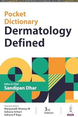 Pocket Dictionary Dermatology Defined(Paperback, Sandipan Dhar, Manjunath Shenoy M)