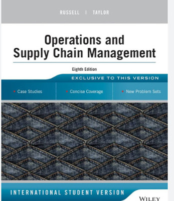 Operations And Supply Chain Management 8 Ediiton(Paperback, unknown)