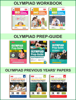 MTG Class-5 (Mathematics, Science & English) IMO-NSO-IEO Olympiad Workbook, Prep-Guide & Previous Years Papers (PYQs) With Mock Test Paper - SOF Olympiad Books For 2024-25 Exam (Set Of 9 Books)(Paperback, MTG Editorial Board) MTG Class-5 (Mathematics, Science & English) IMO-NSO-IEO Olympiad Workbook, Prep-Guide & Previous Years Papers (PYQs) With Mock Test Paper - SOF Olympiad Books For 2024-25 Exam (Set Of 9 Books)(Paperback, MTG Editorial Board)