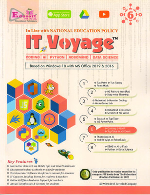 Edusoft IT Voyage For Class - 6 Based On Windows 10 With MS Office 2019 & 2016(Paperback, GAGAN AGARWAL)