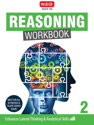 MTG Reasoning Workbook (2024-25 Edition) - Enhances Lateral Thinking & Analytical Skills | Must For All Olympiads & Talent Search Exams | Level 2 / Class 2(Paperback, PALLAVI AGGARWAL) MTG Reasoning Workbook (2024-25 Edition) - Enhances Lateral Thinking & Analytical Skills | Must For All Olympiads & Talent Search Exams | Level 2 / Class 2(Paperback, PALLAVI AGGARWAL)