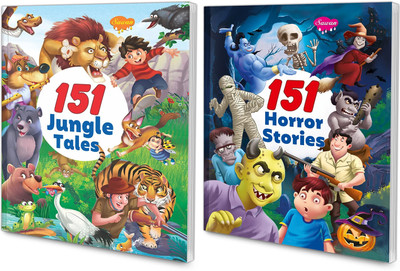 Sawan Present Set Of 2 Story Books | 151 Series | Horror Stories & Jungle Tales(Perfect Binding, Manoj Publications Editorial Board)