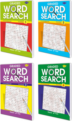 Word Search My Amazing Activity Set Of 4 Books, Graded Word Search-1 To 4(Paperback, Manoj)