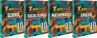 Xam Idea Bundle Set Of 4 (Science, Social Science, Mathematics & English) Class 10 Book | CBSE | Chapterwise Question Bank | Based On Revised CBSE Syllabus | NCERT Questions Include | Exam(Paperback, Xamidea Editorial Board)