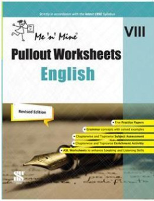 Me N Mine Pullout Worksheet English For CBSE Class - 8(Paperback, Aman Walia)