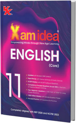 Xam Idea Class 11 English Core (2025–26) | Latest CBSE Syllabus| NEP 2020 & NCFSE 2023 Aligned | With Competency-Focused & Free Response Qs | Self-Assessment Tests(Paperback, Xam idea) Xam Idea Class 11 English Core (2025–26) | Latest CBSE Syllabus| NEP 2020 & NCFSE 2023 Aligned | With Competency-Focused & Free Response Qs | Self-Assessment Tests(Paperback, Xam idea)