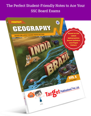 Std 10 Geography Book (Perfect) | English Medium | SSC Maharashtra State Board | Includes Map And Graph Based Questions And Model Question Paper For Practice | Perfect Notes Based On Std 10th New Syllabus(Paperback, Target Publications)