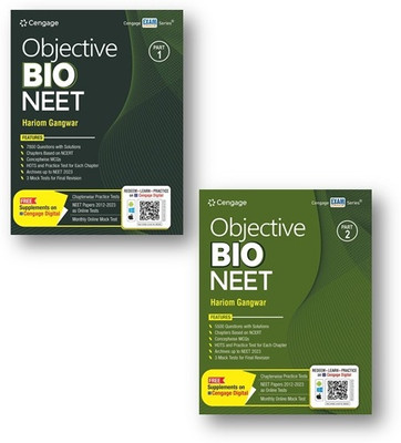Cengage Objective Biology For NEET By Hariom Gangwar Vol.1 + Vol.2 (2-Book Sets )(Paperback, Hariom Gangwar)