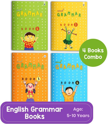 Nurture English Grammar And Composition Books For Kids | 5 To 10 Year Old | Practice Exercises With Colourful Pictures For Primary Children | Book 1 To 4 - Set Of 4 Books(Paperback, Content Team at Target Publications)