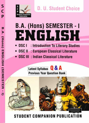 Student Choice Delhi University B A Hons 1st Year English DSC 1/2/3 Semester 1 Applicable SOL & Regular Colleges NCWEB Previous Years Papers UGCF/NEP(Paperback, Student Companion Publication)