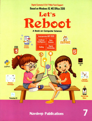 Navdeep, Let's Reboot(A Book On Computer Science) Class - 7(Paperback, ARUN SONI, Dr. SABHYATA SONI)