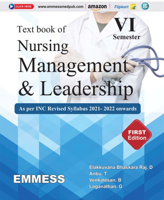 Text Book Of 
Nursing Management And Leadership For VI Semester(Paperback, Prof. Chanagiri Aurasang)